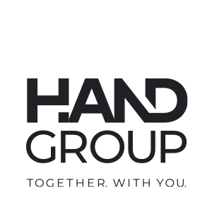 Logo schwarz weiß H.AND GROUP